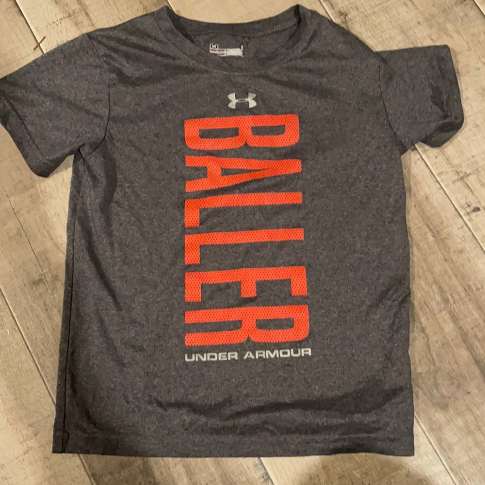 Boys under armor shirt
